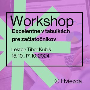 OBSADENÉ – Excelentne tabuľkách pre začiatočníkov